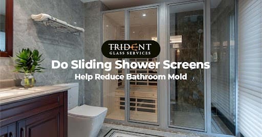 Sliding glass shower screen