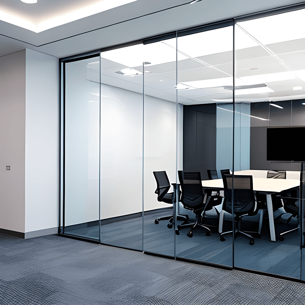 glass office partition