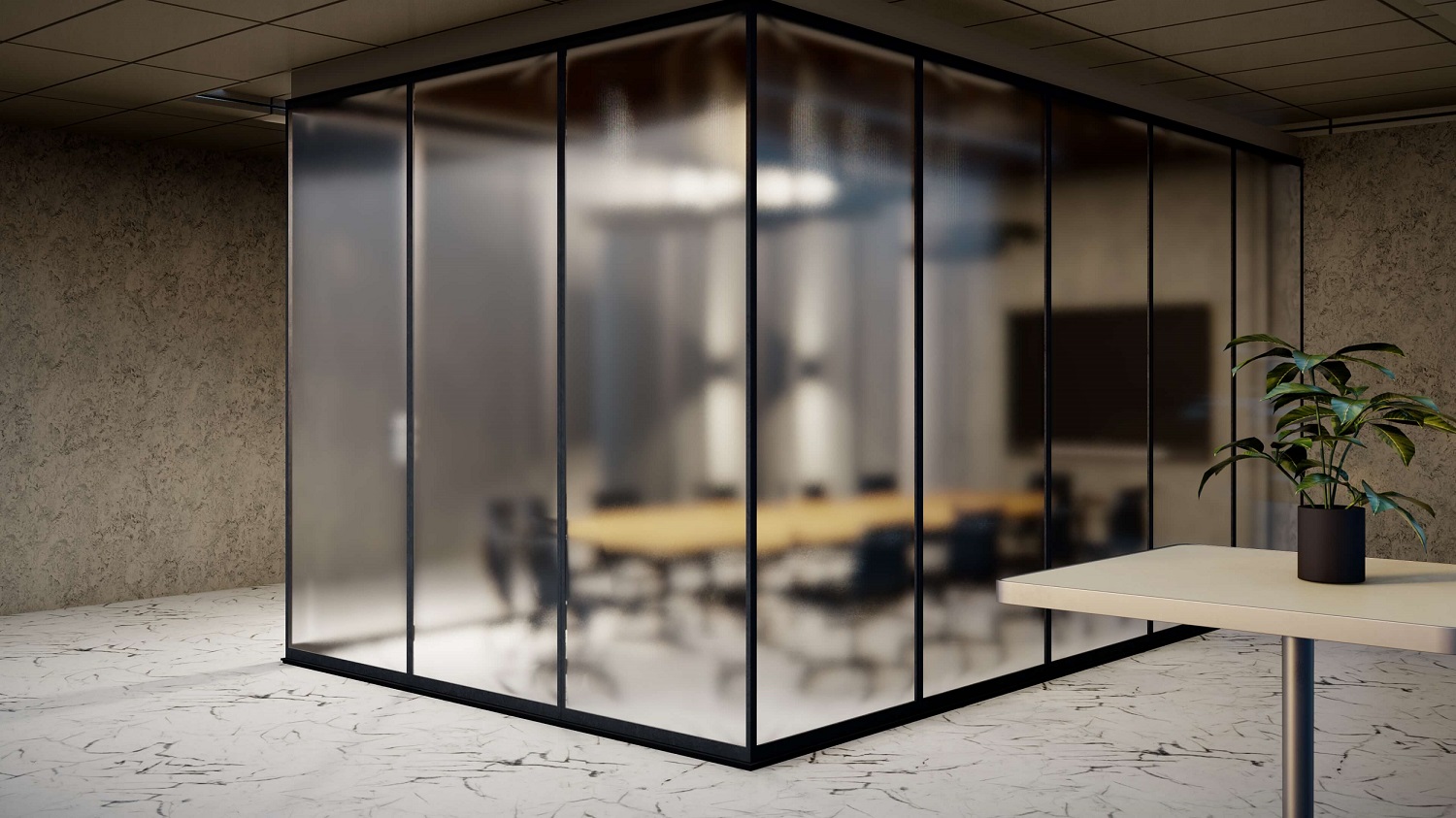 Office Glass Partition